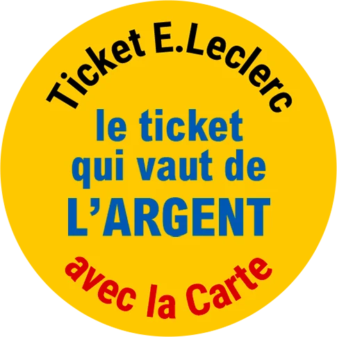 Ticket E.Leclerc, le ticket qui vaut de l’argent avec la Carte